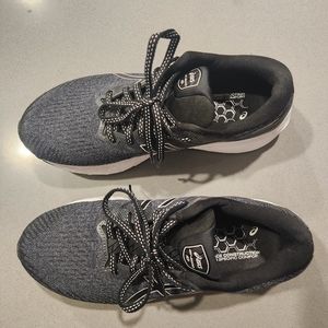 ASICS Sneakers, size 7, black.